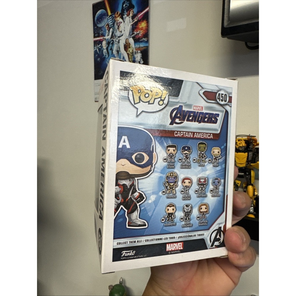 Funko POP! Marvel Avengers Captain America 450 #cubes - Picture 4 of 7